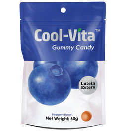 Natural Lutein Esters Adult Gummy Candy Gelatin / Bahan Pectin Bebas Gluten