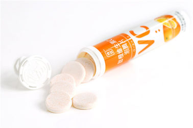 Orange Flavour Multivitamin Effervescent Tablet Dengan Dukungan Mineral Imun