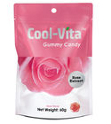 Bunga Berbentuk Dewasa Gummy Permen Kulit Meningkatkan Permen Jelly Lembut Dengan Ekstrak Mawar