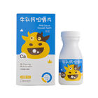 Cina Tablet Kalsium Rasa Asli / Suplemen kalsium anak-anak Bentuk bulat perusahaan
