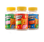 Cina Lezat Buah Gummy Beruang Campuran / Gummy Bear Permen Individual Tas Dibungkus perusahaan