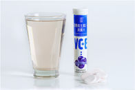 Cina Immune Support Vitamin C Dan Tablet Zinc Effervescent Bentuk Bulat Rasa Blueberry perusahaan