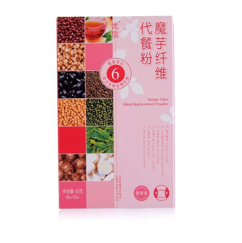 Konjac Fiber Meal Replacement Powder For Weight Loss Keep Slimming With Vanilla